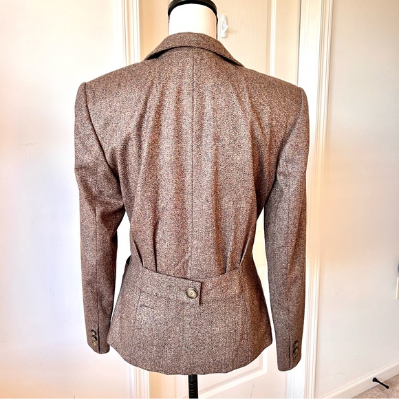LINDA ALLARD for Ellen Tracy 100% Wool Single Button Blazer—SZ. 4 - Picture 9 of 16
